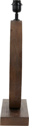 Light & Living Tafellamp Tinar - Mangohout - 55cm - Bruin - excl. kap