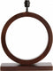 Light & Living Tafellamp Tinar - Mangohout - 55cm - Mat Bruin - excl. kap