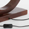 Light & Living Tafellamp Tinar - Mangohout - 55cm - Mat Bruin - excl. kap