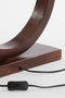 Light & Living Tafellamp Tinar - Mangohout - 55cm - Mat Bruin - excl. kap