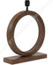 Light & Living Tafellamp Tinar - Mangohout - 55cm - Mat Bruin - excl. kap
