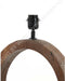 Light & Living Tafellamp Tinar - Mangohout - 55cm - Mat Bruin - excl. kap