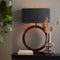 Light & Living Tafellamp Tinar - Mangohout - 55cm - Mat Bruin - excl. kap