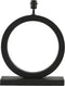 Light & Living Tafellamp Tinar - Mangohout - 55cm - Mat Zwart - excl. kap