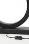 Light & Living Tafellamp Tinar - Mangohout - 55cm - Mat Zwart - excl. kap