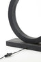Light & Living Tafellamp Tinar - Mangohout - 55cm - Mat Zwart - excl. kap