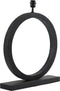 Light & Living Tafellamp Tinar - Mangohout - 64cm - Mat Zwart - excl. kap