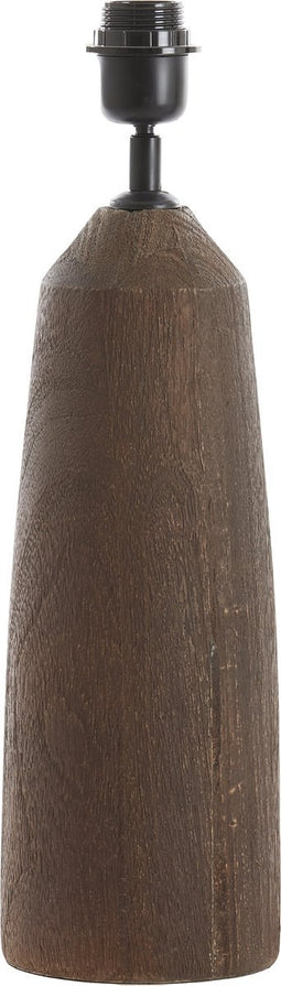 Light & Living Tafellamp Trapani - Mangohout - 35cm - Bruin - excl. kap