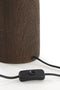 Light & Living Tafellamp Trapani - Mangohout - 35cm - Bruin - excl. kap