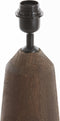 Light & Living Tafellamp Trapani - Mangohout - 35cm - Bruin - excl. kap