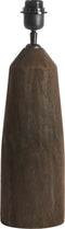 Light & Living Tafellamp Trapani - Mangohout - 35cm - Mat Donkerbruin - excl. kap