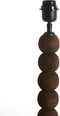 Light & Living Tafellamp Veglio - Donkerbruin - Ø20cm - Woonkamer - Slaapkamer