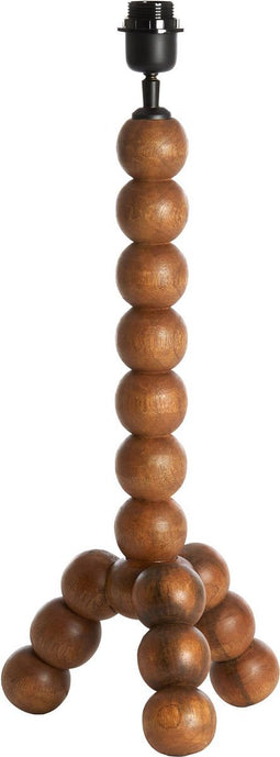 Light & Living Tafellamp Veglio - Lichtbruin - Ø20cm - Woonkamer - Slaapkamer