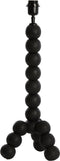 Light & Living Tafellamp Veglio - Mat Zwart - Ø20cm - Woonkamer - Slaapkamer