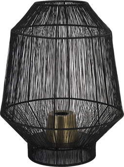 Light & Living Tafellamp Vitora - Zwart - Ø37cm - Modern - Kerst cadeau - Kerst cadeautjes - Cadeau vrouw - Cadeau man - Cadeau voor haar - Cadeau voor hem - Kerstcadeau - Kerst kado - Kado man - Kado vrouw