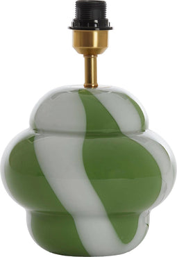 Light & Living Tafellamp Ylien - Glas - Groen/Wit - excl. kap
