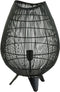 Light & Living Tafellamp Yumi - Zwart - Ø32cm - Modern - Kerst cadeau - Kerst cadeautjes - Cadeau vrouw - Cadeau man - Cadeau voor haar - Cadeau voor hem - Kerstcadeau - Kerst kado - Kado man - Kado vrouw
