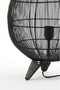 Light & Living Tafellamp Yumi - Zwart - Ø32cm - Modern - Kerst cadeau - Kerst cadeautjes - Cadeau vrouw - Cadeau man - Cadeau voor haar - Cadeau voor hem - Kerstcadeau - Kerst kado - Kado man - Kado vrouw