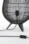 Light & Living Tafellamp Yumi - Zwart - Ø32cm - Modern - Kerst cadeau - Kerst cadeautjes - Cadeau vrouw - Cadeau man - Cadeau voor haar - Cadeau voor hem - Kerstcadeau - Kerst kado - Kado man - Kado vrouw