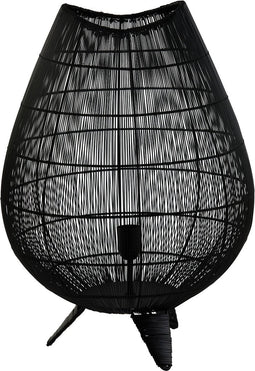 Light & Living Tafellamp Yumi - Zwart - Ø40cm - Modern - Kerst cadeau - Kerst cadeautjes - Cadeau vrouw - Cadeau man - Cadeau voor haar - Cadeau voor hem - Kerstcadeau - Kerst kado - Kado man - Kado vrouw