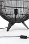 Light & Living Tafellamp Yumi - Zwart - Ø40cm - Modern - Kerst cadeau - Kerst cadeautjes - Cadeau vrouw - Cadeau man - Cadeau voor haar - Cadeau voor hem - Kerstcadeau - Kerst kado - Kado man - Kado vrouw