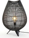 Light & Living Tafellamp Yumi - Zwart - Ø40cm - Modern - Kerst cadeau - Kerst cadeautjes - Cadeau vrouw - Cadeau man - Cadeau voor haar - Cadeau voor hem - Kerstcadeau - Kerst kado - Kado man - Kado vrouw