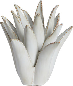 Light&living Theelicht Ø21x21 cm CACTUS keramiek crème