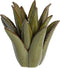 Light&living Theelicht Ø21x21 cm CACTUS keramiek donker groen