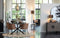 Light & Living Tomochi - Ronde Eettafel - Marmer Zwart - Ø120x78 cm