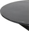 Light & Living Tomochi - Ronde Eettafel - Marmer Zwart - Ø120x78 cm