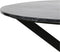 Light & Living Tomochi - Ronde Eettafel - Marmer Zwart - Ø120x78 cm