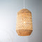 Light & Living Tripoli Hanglamp - Rotan Naturel/Wit - Ø37,5x58cm