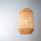Light & Living Tripoli Hanglamp - Rotan Naturel/Wit - Ø37,5x58cm