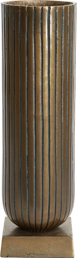 Light&living Vaas 15x15x50 cm JIRONA ruw antiek brons