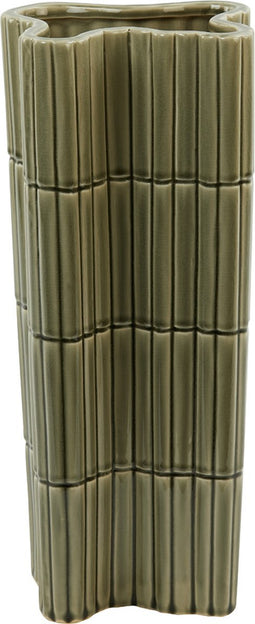 Light&living Vaas 20x18,5x40,5 cm EZU keramiek bruin design
