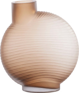 Light&living Vaas 25x13x27,5 cm TORNA glas bruin