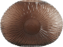 Light&living Vaas 32.5x10x24 cm CONCHA donker bruin