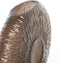 Light&living Vaas 32.5x10x24 cm CONCHA donker bruin