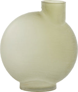 Light&living Vaas 33x16,5x36,5 cm TORNA glas olijf groen