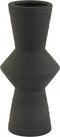 Light & Living Vaas Ayla - Keramiek - Zwart - 19 x 41 x 19 cm (BxHxD)