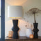 Light & Living - Vaas Ayla Zwart - Keramiek Zwart - 51x23x23cm (hxbxd)
