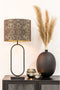 Light & Living Vaas Binco - Zwart - Ø30cm - Modern