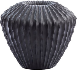 Light & Living Vaas Cacti - Zwart - Ø32cm - Modern - Kerst cadeau - Kerst cadeautjes - Cadeau vrouw - Cadeau man - Cadeau voor haar - Cadeau voor hem - Kerstcadeau - Kerst kado - Kado man - Kado vrouw