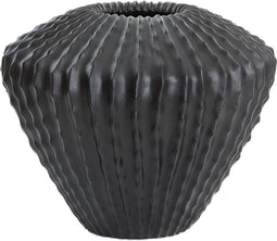 Light & Living Vaas Cacti - Zwart - Ø55cm - Modern - Kerst cadeau - Kerst cadeautjes - Cadeau vrouw - Cadeau man - Cadeau voor haar - Cadeau voor hem - Kerstcadeau - Kerst kado - Kado man - Kado vrouw