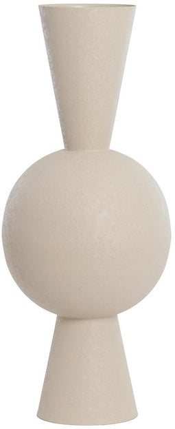 Light & Living Vaas Chedi - Lichtgrijs - Ø30cm - Metaal - Moederdag - Moederdag Cadeau - Moederdag Cadeautje - Moederdag Cadeau idee