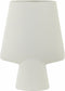 Light & Living Vaas Ciara M - Keramiek - Wit - 16 x 41 x 31 cm (BxHxD)