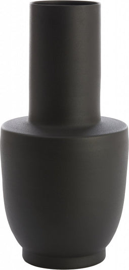Light & Living Vaas Datuh - Metaal - Zwart - 29 x 55 x 29 cm (BxHxD)