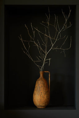 Light&living Vaas deco 17x16,5x35 cm OSTRA roest