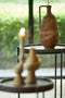 Light&living Vaas deco 17x16,5x35 cm OSTRA roest