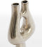 Light&living Vaas deco 17x6x31,5 cm KOTANI ruw nikkel